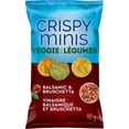 thumbnail image 1 of Quaker Crispy Minis Balsamic & Bruschetta Multigrain Chips with Vegetables, 1 of 9