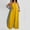 Yellow, variant on Jumpsuit Women Summer Sexy Backless Suspender Jumpsuit Wide Leg Pants Casual Loose Elegant Jumpsuit,Black Women'S Polyester Casual Pants S