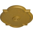 thumbnail image 3 of Ekena Millwork 24"W x 20 1/2"H x 1 1/8"P Waltz Ceiling Medallion (Fits Canopies up to 5 1/4"), Hand-Painted Pharaohs Gold, 3 of 5