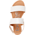 thumbnail image 5 of bebe Girls’ Sandal – Two Strapped Patent Leatherette Glitter Sandals (Toddler/Little Kid), 5 of 7