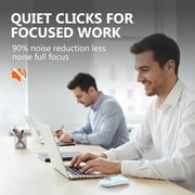Wireless Mouse Bluetooth Mouse for Laptop PC Compute,Rechargeable Dual Mode Switch Mouse Bluetooth 5.0 and 2.4GHz USB Receiver