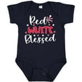 thumbnail image 3 of Inktastic 4th of July Red White Blessed Fireworks Boys or Girls Baby Bodysuit, 3 of 5