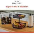 thumbnail image 6 of Spectrum Black Modern Metal Fruit Basket for Kitchen Counter 9.5 Inch Storage Basket, Wire Kitchen Storage for Fresh Produce and Bread, Contemporary Basket with Open Airflow Construction, 6 of 6