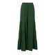 thumbnail image 4 of Pantalones anchos con volantes en el bajo para mujer - Cintura elástica, estilo boho palazzo fluido, ropa informal/para exterior - Tallas XL-XXXXXL, 4 of 5