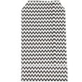 thumbnail image 2 of 100pcs White Kraft Paper Bags No Handles Storage Bags Wave Pattern Wedding Party Birthday Gift bag Black 15x8.3x0.02cm, 2 of 4