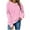 Pink, variant on Christmas Sweatshirts for Women Plus Size Sweaters Women's Fashion Long Sleeve Blouses Xmas Printed Shirts Casual Loose Comfortable Holiday Pullover Tops