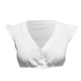 thumbnail image 2 of German Dirndl Blouse with Ruffles White - Traditional & Elegant Bavarian Oktoberfest Blouse Luna,Women German Dirndl Blouse Bavarian Oktoberfest White Dirndl Shirts for Women, 2 of 5