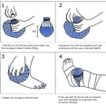 thumbnail image 4 of nipocaio 3 Packs de Glace Réutilisables 6 / 9 / 11 Pouces Sac de Glace en Tissu pour Réduction de Fièvre et Refroidissement Bleu Foncé, 4 of 5