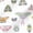 Butterflies, variant on Mainstays Kids 100% Cotton Percale Bed Sheet Set, Full, Rainbow, 4 Pieces