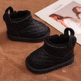 thumbnail image 5 of BFHHYA Toddlers' Boys Girls Fleece-Lined Ankle Snow Boots Non-Slip Soft Sole First-Walker Shoes Side Zipper Warm Boots for Family Visits, 5 of 5