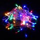 thumbnail image 2 of Guirnalda de luces a pilas, 10 m, 100 LED, multicolor, alambre transparente, luces brillantes para bodas, fiestas, festivales, decoración interior y exterior., 2 of 8
