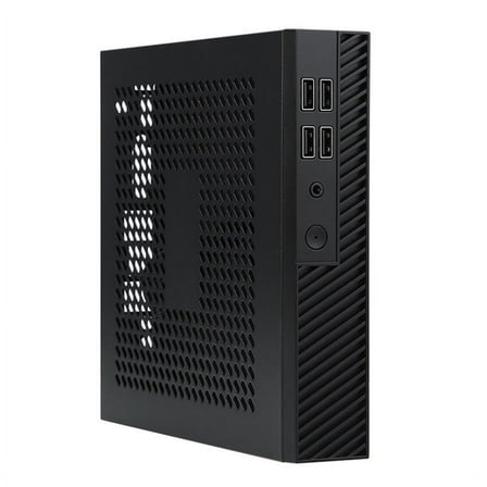 DX01 Thin Mini ITX Desktop Computer Chassis Half Height Portable Case