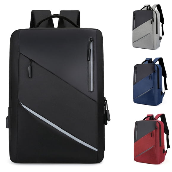 Vaidha Sac à Dos de Voyage pour Ordinateur Portable, Sac à Dos Mince pour Ordinateurs Portables avec Port de Chargement USB, Sac Étanche Cadeaux pour Hommes & Femmes Convient aux Ordinateurs Portables de 15,6 Pouces