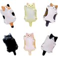 thumbnail image 1 of Zshan Cat Fridge Magnets for School Classroom Office Funny Kitty Kitchen Decor Refrigerator Magnets Perfect Ornament Whiteboard Note Card Calendar Magnets 6 Pack, 1 of 5