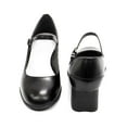 thumbnail image 6 of CAMPER Womens Black Padded Katie Block Heel Buckle Leather Mary Jane 40, 6 of 7