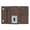 Brown, variant on Long Trifold RFID Blocking, Credit Card Money Organizer, Top Bill Slot, Leather Biker Trifold Wallet Long Checkbook for Men