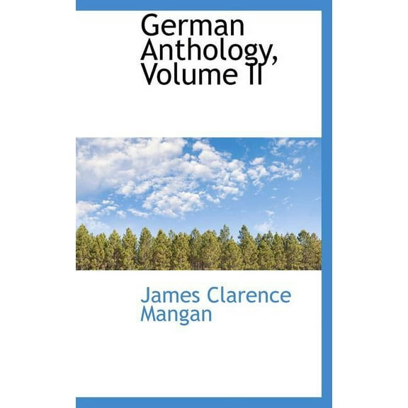 German Anthology, Volume II Hardcover