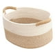 thumbnail image 5 of Cesta tejida de cuerda de tela para organizar juguetes, cesta decorativa suave con asas 38 cm x 29 cm x 19 cm, 5 of 9
