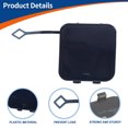 thumbnail image 4 of Unique Bargains Rear Right Passenger Side Car Bumper Tow Hook Cover Tanzanite Blue for BMW 530i 2017-2020 No.51127475589, 4 of 6