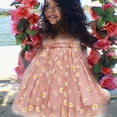thumbnail image 5 of Laklulu Vestido para bebés y niñas pequeñas, Vestido sin Mangas de Princesa de Tul para bebés, Vestido sin Mangas, Falda con Tirantes de Malla, Rosa, 100 cm, 5 of 5