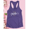 thumbnail image 3 of Mothers Day Brush Text Racerback Tank Women -Image by Shutterstock, Female XX-Large, 3 of 4