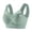 Green, variant on Bra Women'S Comfortable And Sexy Transparent Shoulder Strap Cordless Backless Spongeless With Convertible Shoulder Straps Sky Blue XXL