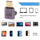 thumbnail image 3 of Adaptador USB C A USB C, Adaptador De ángulo Recto USB C De aleación De Aluminio, Indicador LED De 40 Gbps Para Trabajo De Oficina, 3 of 7