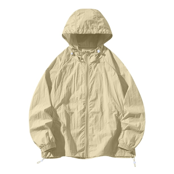pstuiky mangas largas para hombre, Chaqueta protectora de verano con capucha y protector solar de manga larga para hombre, ideal para deportes al aire libre y secado rápido. salir tops xl