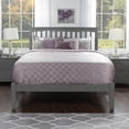 thumbnail image 2 of Mission Queen Solid Wood Platform Bed in Grey, 2 of 11
