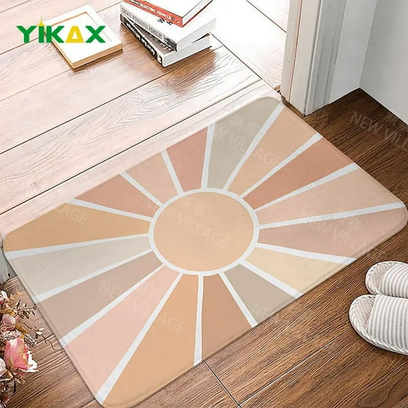 Abstract Modern Style Mat Bathroom Home Decorative Doormat Small Rugs Kitchen Bedroom Living Room Carpet Anti-slip Washable