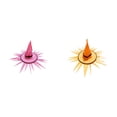 thumbnail image 2 of 2pcs Halloween Decorations Lighted Witch Hats, Hanging Glowing Witch Hats Halloween Outdoor Lights for Outdoor, Garden, Yard, Tree, 2 of 4