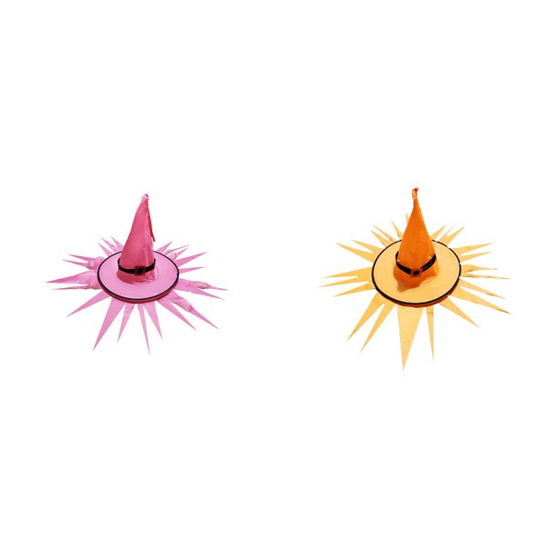 ShinYu 2Pc Halloween Witch Hat Party Decoration Props Led Glowing Hat
