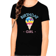 thumbnail image 2 of Birthday Girl Shirt Happy Birthday Shirt Ice Cream Birthday Shirt Birthday Girl Outfit, 2 of 6
