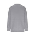 thumbnail image 3 of Feancey Oversized Knit Cardigan Sweaters for Women Fall Fashion Button V Neck Knitted Cardigan Outwear Loose Fit Casual Solid Sweater Jackets Gray XS, 3 of 7
