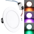 thumbnail image 3 of kurtrusly Aluminium Ceiling Lamp 10W 9 LED 85lm Remote Control Battery Powered RGB Light Meeting Room Bedroom Lighting Tool, 3 of 6
