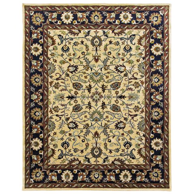 Due Process Stable Trading Tapis Tufté Tehran Beige & Noir, 2.6 x 4 Pieds