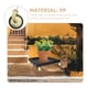 thumbnail image 5 of Ruedas giratorias para silla de oficina, ruedas para muebles de PVC, carrito de basura resistente, 4 piezas, 5 of 6