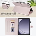 thumbnail image 4 of for Samsung Galaxy Tab A11 8.7 inch 2025 Release (Model: SM-X133/X135) Case, Rhombus Pattern Multiple Viewing Angles Stand Slim Folio Cover (Rose Gold), 4 of 6