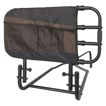 Standers Bed Rail - Stander EZ Adjust Home Bed Rail -Length Adjustable and Folding Rail, Black