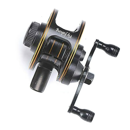 TRINGKY Fly Fishing Reels Outdoor Fishing Line Drum Wheel Driving Cart Reels Wheel