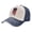 Navy Blue, variant on Postal Worker Us Flag Baseball Cap Distressed Adjustable Vintage Cotton Denim Hat for Women Men