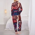 thumbnail image 5 of Lsque Chucky Pattern Long Sleeve Pajama Set for Women - Soft 2-Piece Sleepwear and Loungewear Set with Pockets, Comfy Nightwear, 5 of 8
