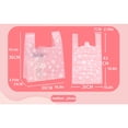 thumbnail image 4 of Injueey 50 Uds. De bolsas de plástico con diseño de Sakura, bolsa de transporte ligera y colorida, suave, segura, ecológica, bolsillo de Decoración del hogar 1 grande 32*52 16 cm 2 Injueey HA075275-05, 4 of 6
