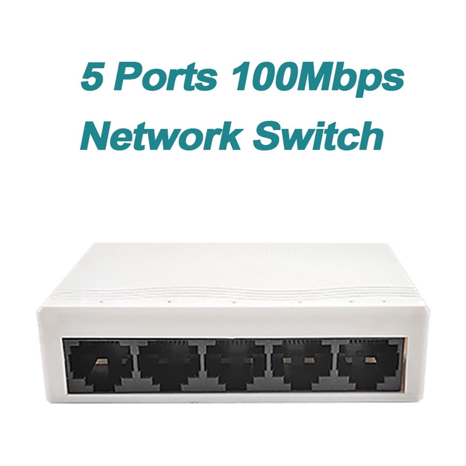 5 Port Gigabit Ethernet Switch, 10/100/1000Mbps Network Hub