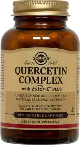 Solgar Quercetin Complex with Ester C Plus 50 Vegetable Capsules