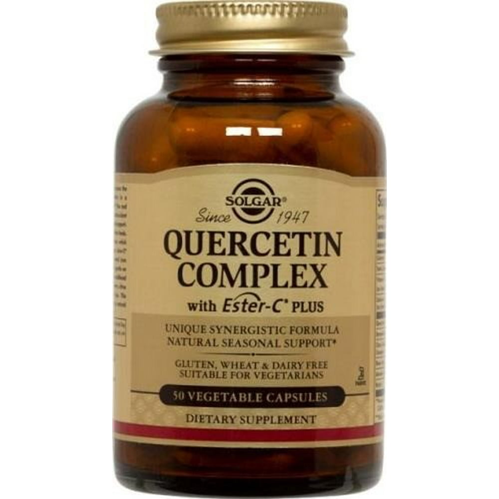 Solgar Quercetin Complex with Ester C Plus 50 Vegetable Capsules