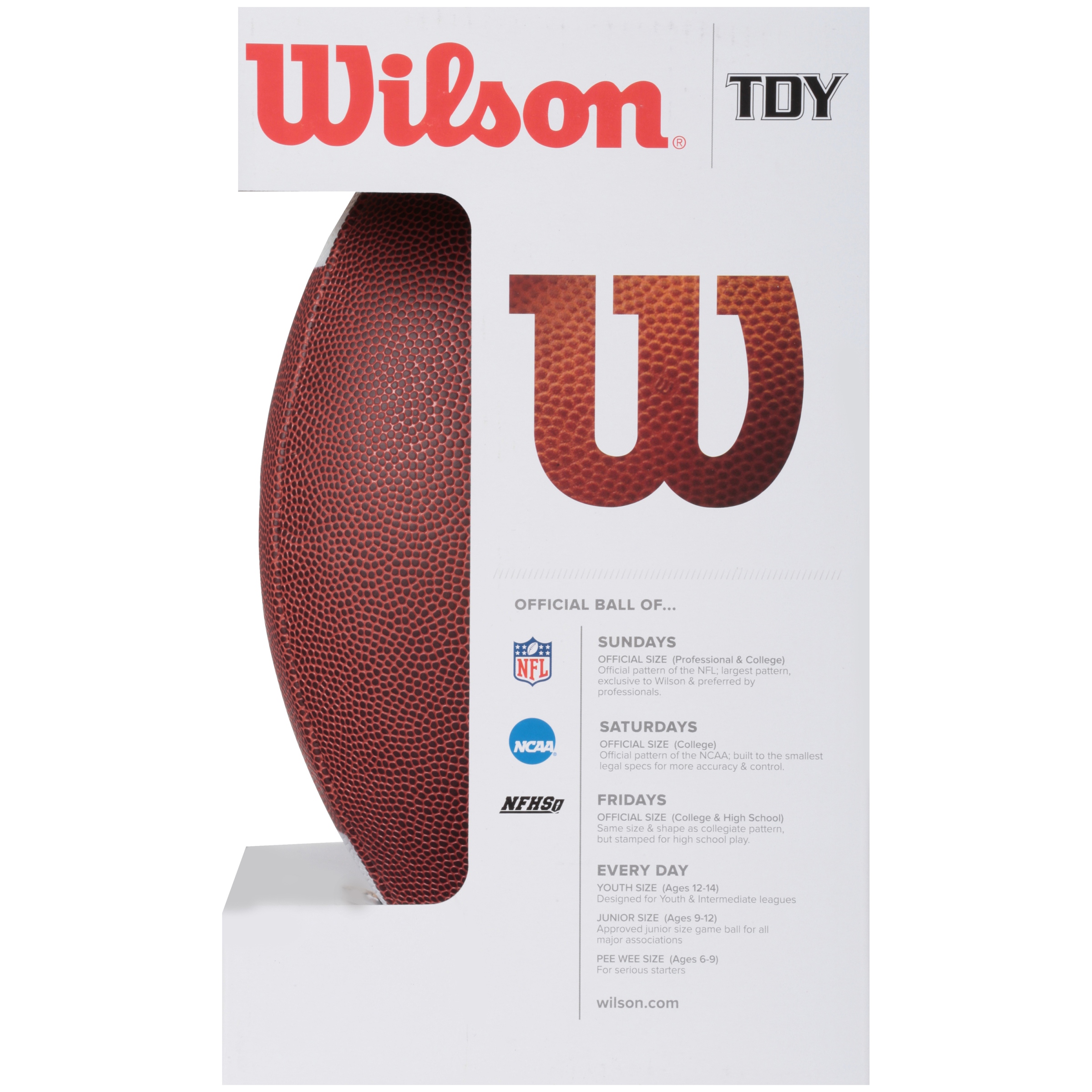 Wilson TDY Composite Football - Youth - image 4 of 5