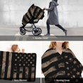 thumbnail image 2 of Zufioo American Flag with Desert Camouflage Print Baby Stroller Seat Nursing Cover, Baby Stroller Canopy Seat Cover Breastfeeding Cover, Suitable for Indoor and Outdoor-One Size, 2 of 9