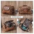 thumbnail image 6 of Contact's Cosmetics Bag, Travel Storage Bag for Men and Women,Travel Toiletry Bag, Coffee, 6 of 7