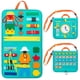 thumbnail image 1 of Muyoka Tablero ocupado para niños pequeños para el aprendizaje de habilidades básicas para la vida Tablero de actividades educativas tempranas Tablero sensorial de fieltro interactivo para padres e hi Muyoka Hogar, 1 of 1